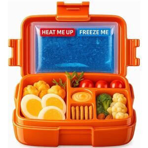 Bento Box with Hot & Ice Pack – 5 Leakproof Containers, Insulated Lunch Box s3
